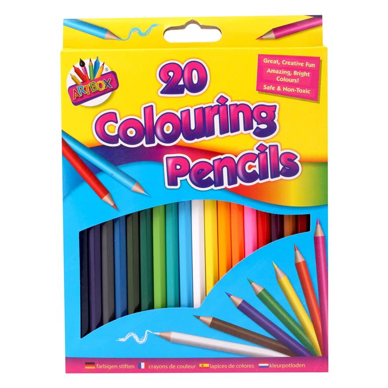 Full‑Size Colouring Pencils – 20 Pack