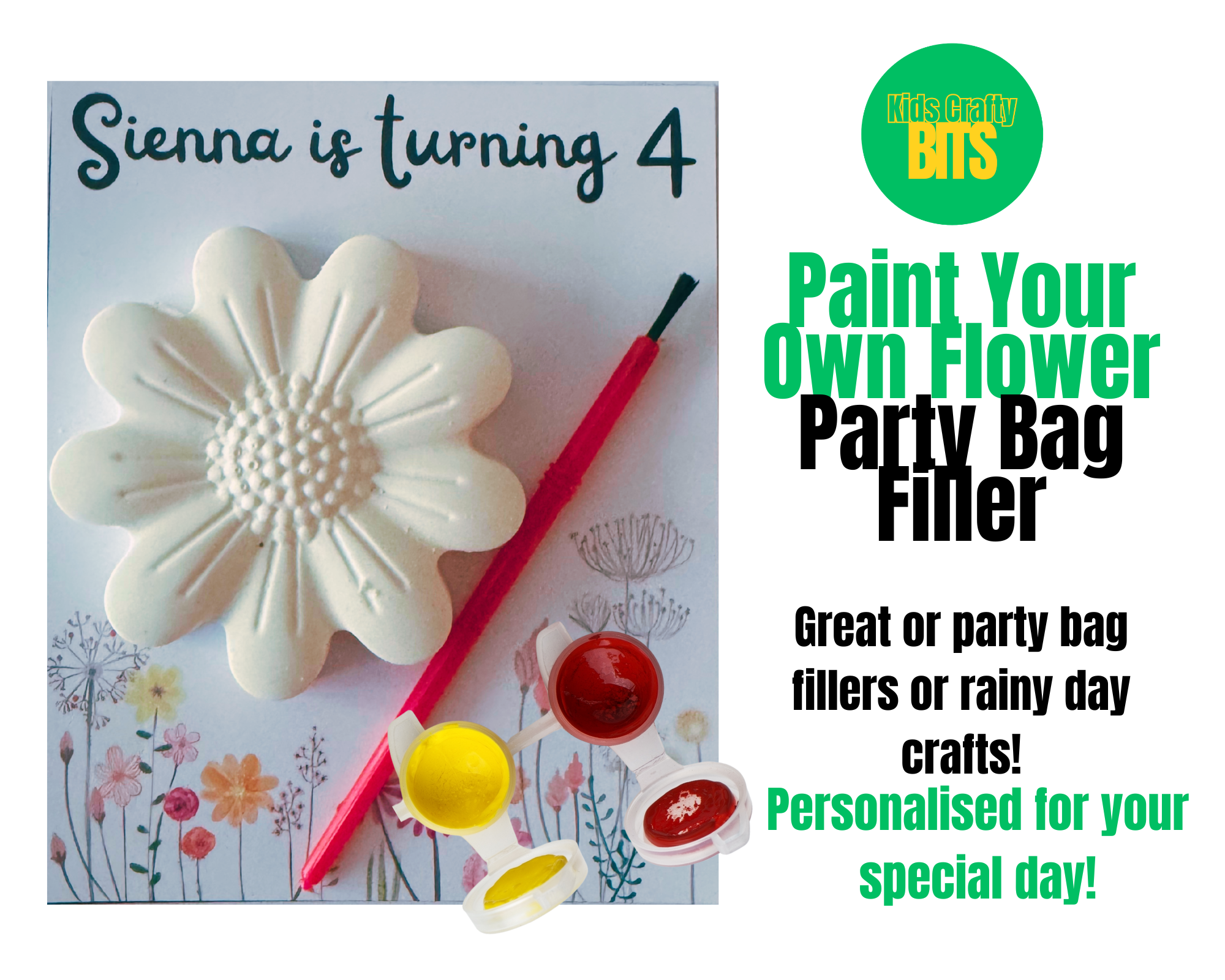 Paint‑Your‑Own Flower Kit