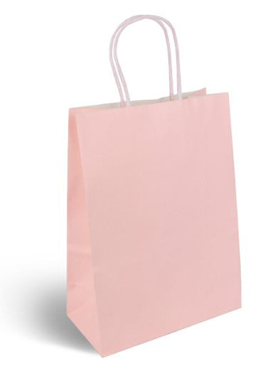 Plain Baby Pink Party Bag
