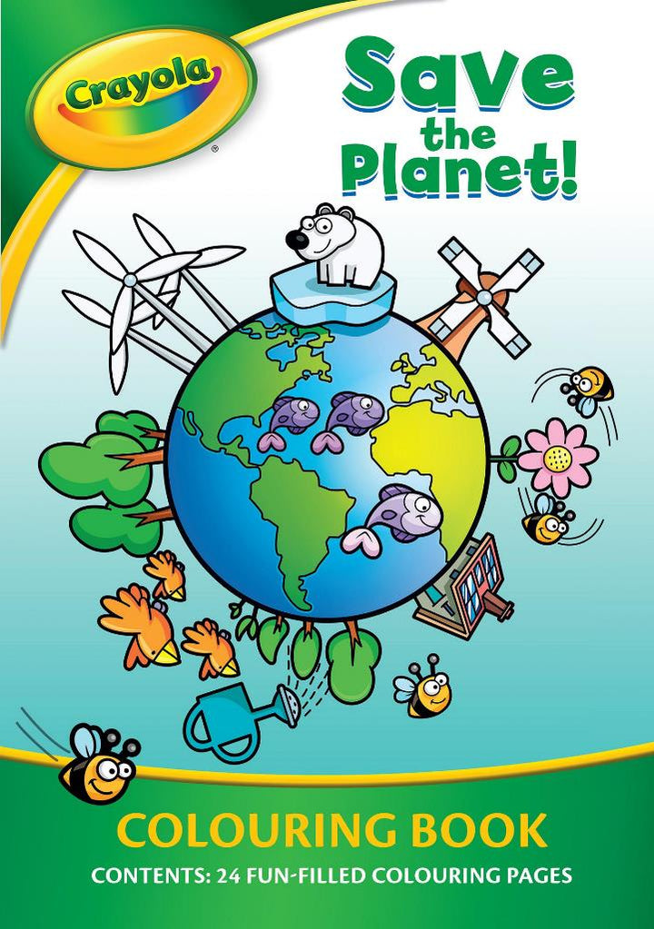 Crayola Save the World Colouring Book