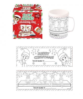 Colour-Your-Own Elf Mug Kit