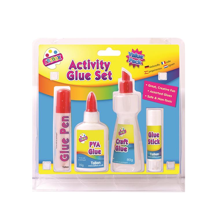 Kids Glue Pack – 4‑Piece Craft Set