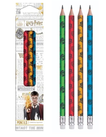 Harry Potter House Colour Pencil Set – 4 Pack