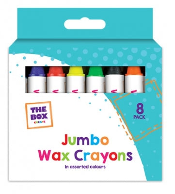 Jumbo Wax Crayons – Pack of 8