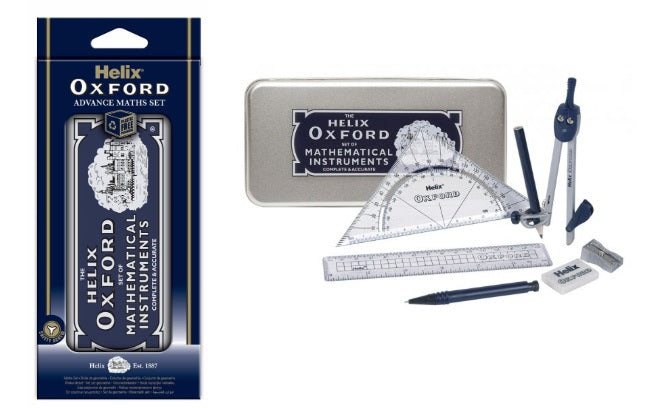 Helix Oxford Advance Maths Set – Clamshell