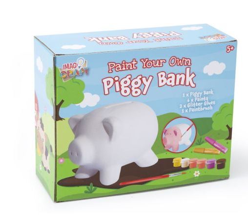 Paint‑Your‑Own Piggy Bank Craft Kit