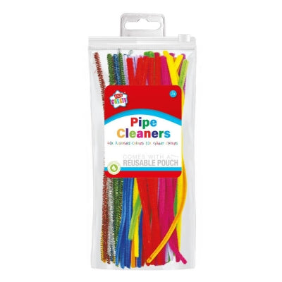 Multi-Coloured Pipe Cleaners – Pack of 50