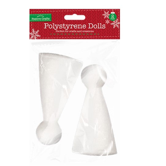 Polystyrene Doll Shapes – Pack of 2