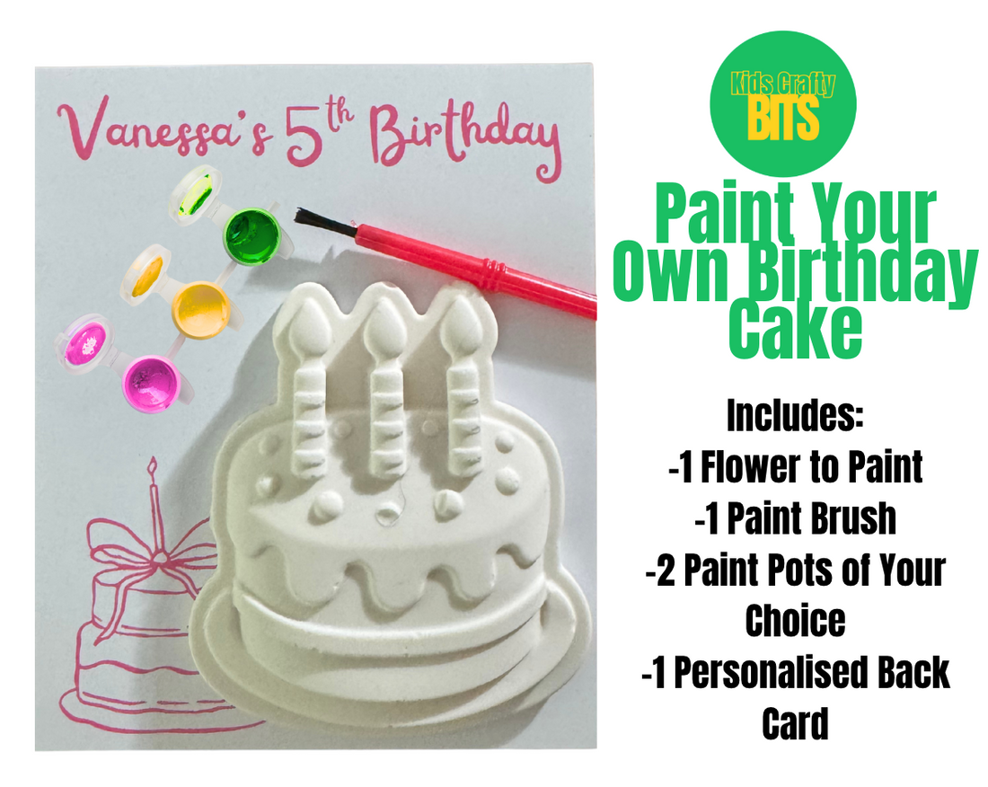 Personalised Paint‑Your‑Own Birthday Craft Kit