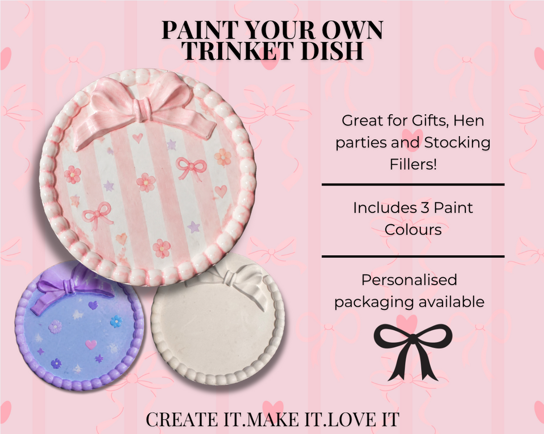 🎀Paint Your Own Trinket Dish🎀