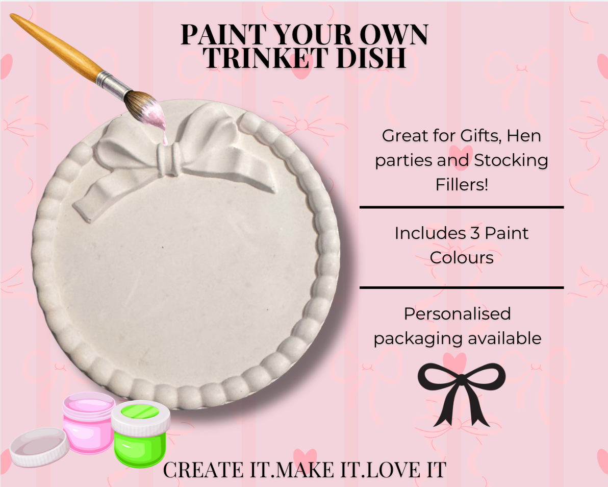 🎀Paint Your Own Trinket Dish🎀