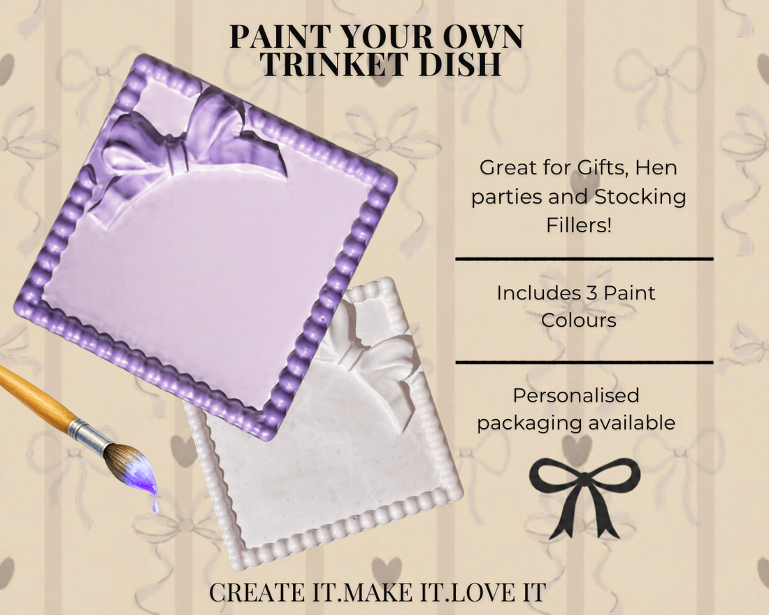 🎀 Paint Your Own Trinket Dish 🎀