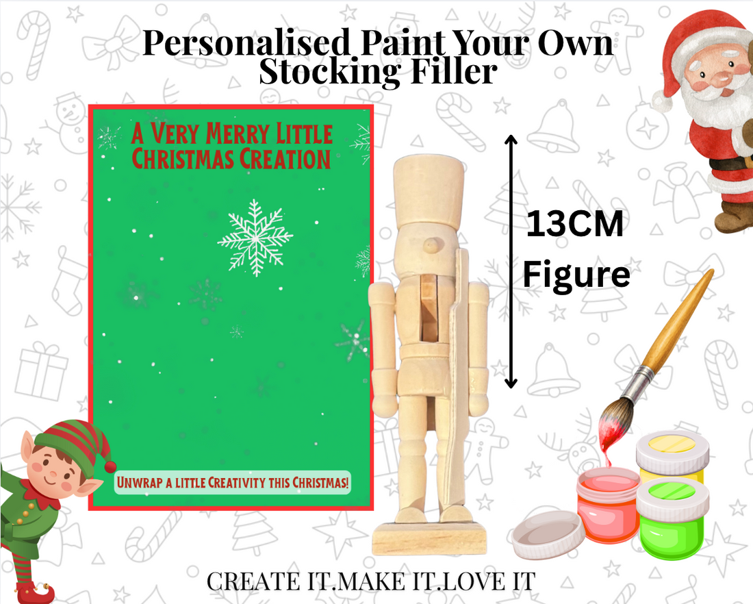 Paint Your Own Nutcracker Christmas Craft Kit