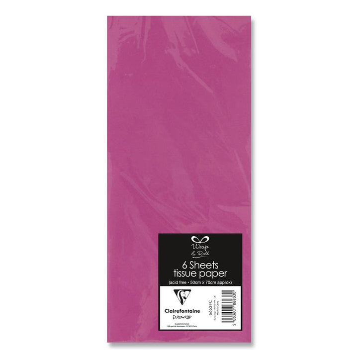 Fuchsia Tissue Paper – Pack of 6 Sheets