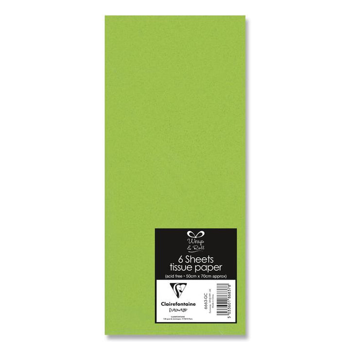 Green Tissue Paper – Pack of 6 Sheets