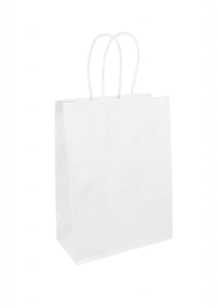 White Paper Party Bag with Handles