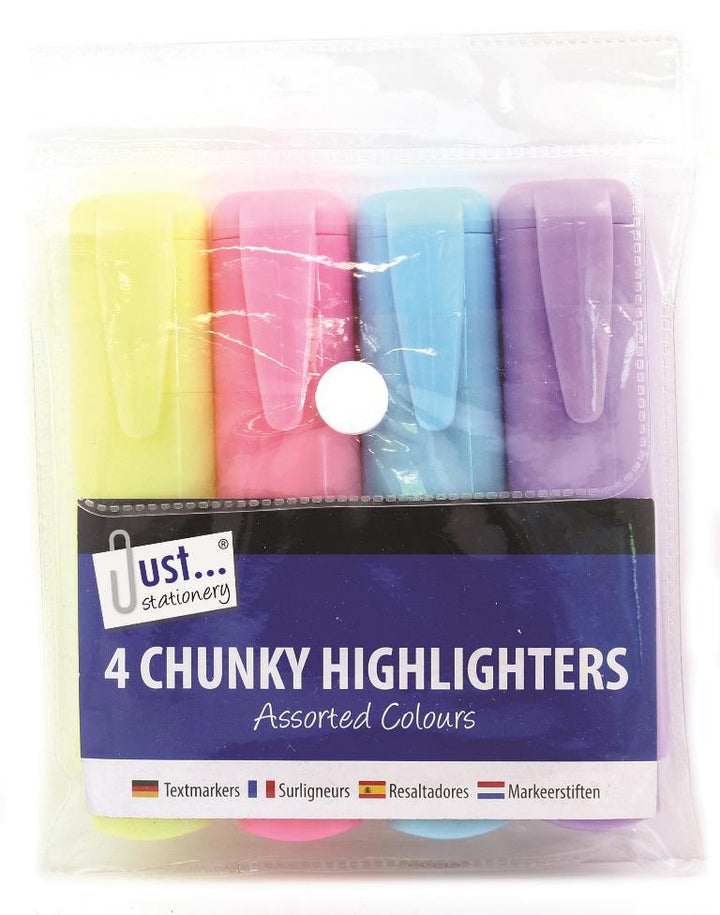 Chunky Highlighters – 4 Pack
