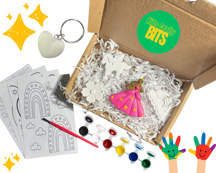 Paint‑Your‑Own Postal Art Set – Creative Screen‑Free Fun