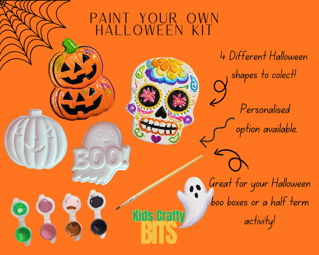 Paint Your Own Halloween Craft Kit for Kids 🎃