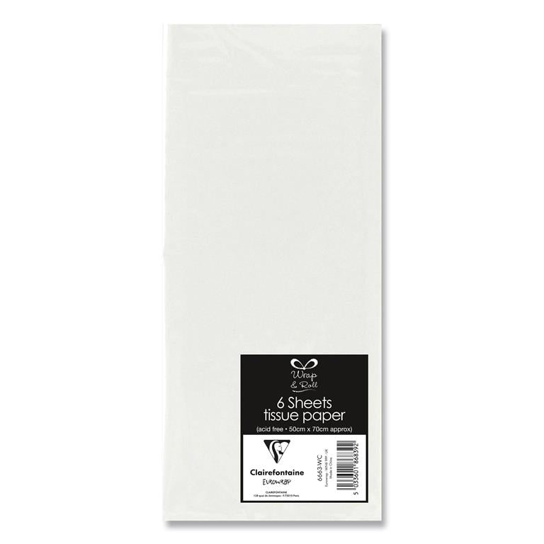 White Tissue Paper – Pack of 6 Sheets
