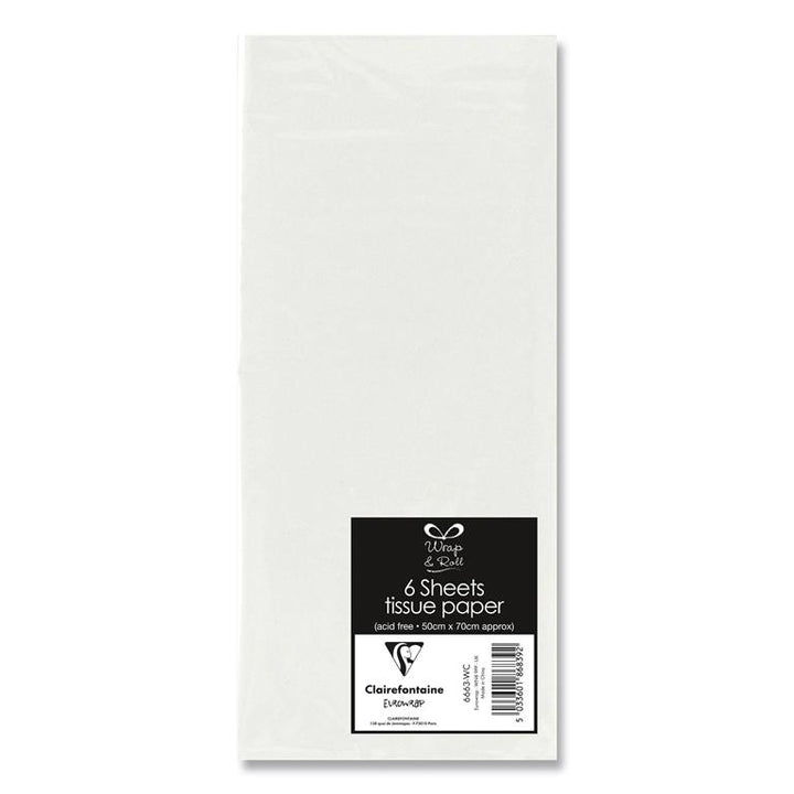 White Tissue Paper – Pack of 6 Sheets